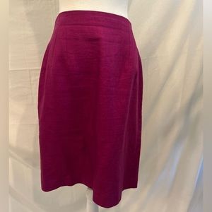 Vintage Classiques Linen Pencil Skirt